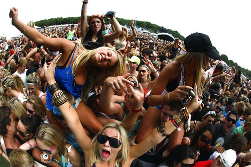 festival crowd